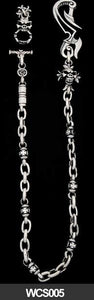 Thunder Hook - Speed Cross Link with Jumped Outlaw Links Wallet Chain