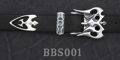 Tribal Belt Buckle & 1.5 Leather Belt