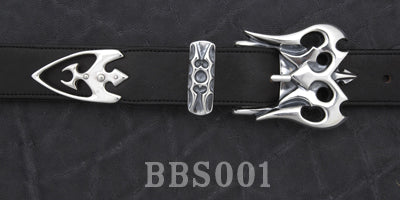 Tribal Belt Buckle & 1.5 Leather Belt