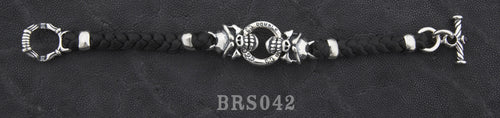 Braided Leather Speed Bracelet