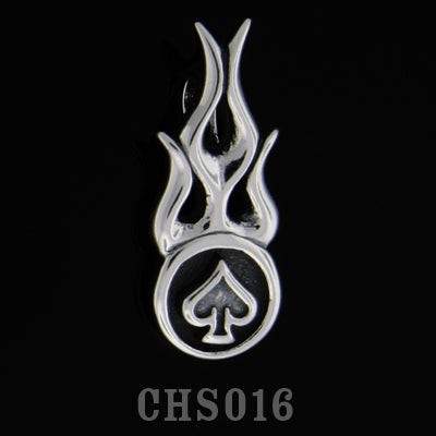 Flamed Spade Charm