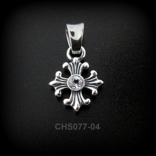 Liberty Cross Charm w/Stone CHS077-04