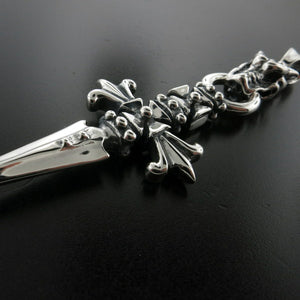 Gargoyle with 2-Cross Dagger Pendant