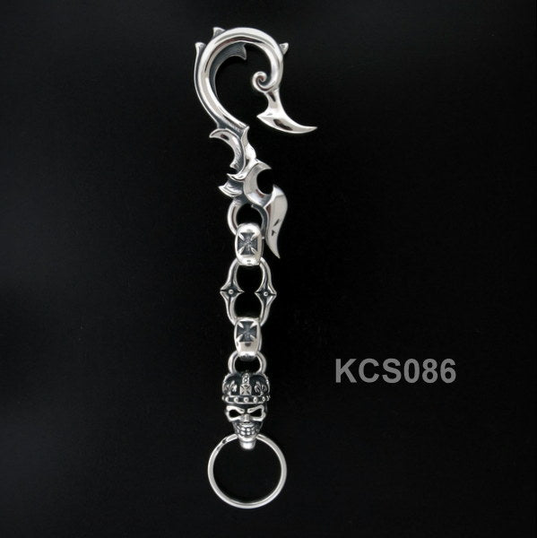 Scroll Hook - Saw link w/ King Skull Key Chain