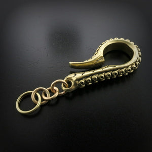 Octoknuckle Brass Key Chain