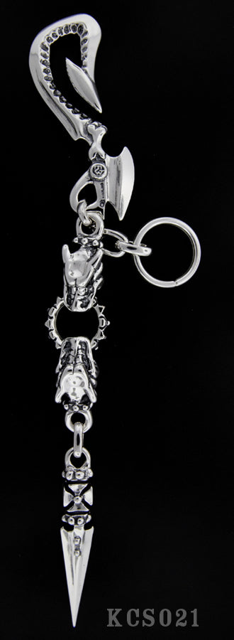 Hook with 2 Gargoyles, Formee Ring and Dagger Key Chain