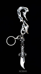 Flamed Hook Chomps Link w/ Blade Key Chain