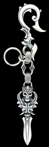 Scroll Hook, Saw w/ Hammered King Wing Dagger