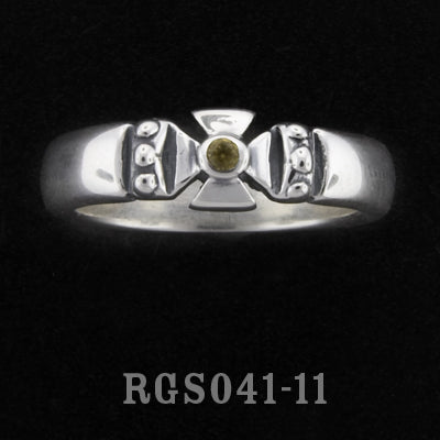 Single Formee Ring with Topaz RGS041-11