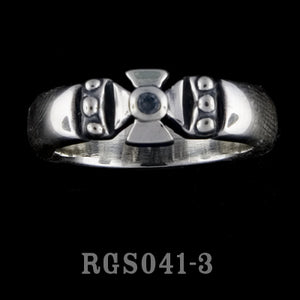 Single Formee Ring with Aquamarine RGS041-03