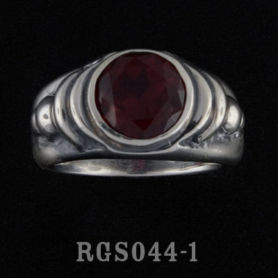 Stone Ring 10mm Garnet RGS044-01