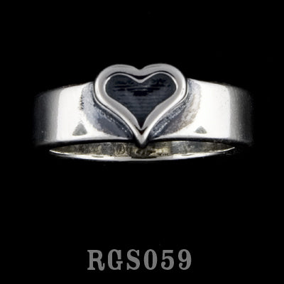 Heart Band Ring RGS059