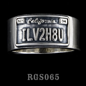 ILV2H8U License Plate Ring RGS065