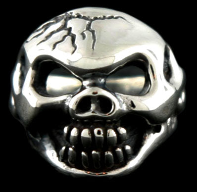 Crack Skull Ring RGS089