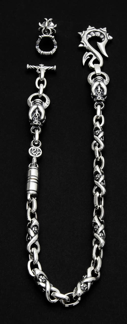 Dragon Tail Hook - 2 Beasts with Infinity Cross Links Wallet